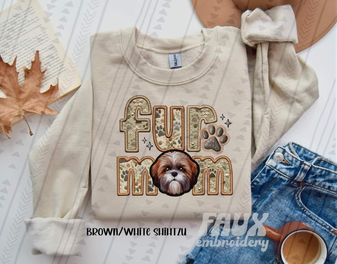 BROWN/WHITE SHIHTZU