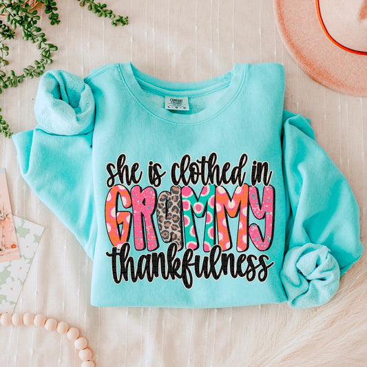 Clothed in Thankfulness