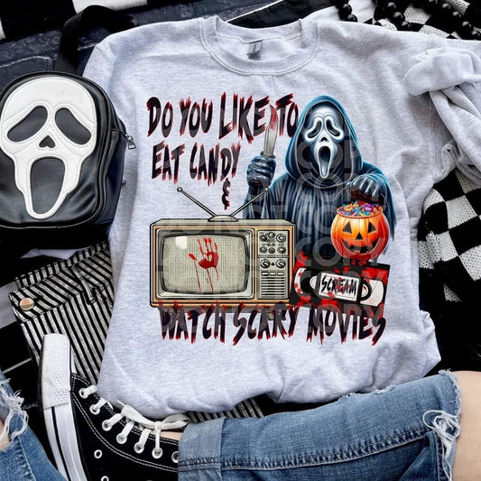 Ghost face do you like to eat candy
